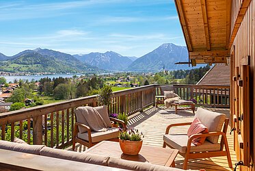 Casa rural con fantástica vista panorámica del Tegernsee