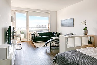 Solln: Apartamento con vistas a la ciudad y a los Alpes