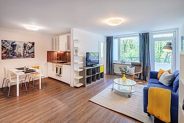 Bogenhausen-Denning: Piso de 2 habitaciones con distribución ideal