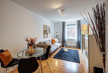 Isarvorstadt: piso compacto de 2,5 habitaciones - disponible a corto plazo