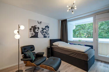 Moderno estudio de una habitación en el Olympiapark
