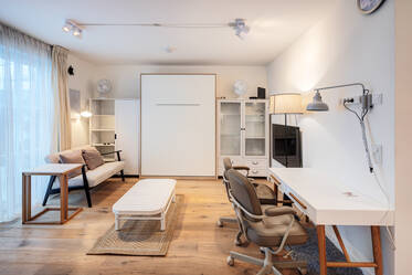 Práctico y tranquilo apartamento de 1 habitación en Pasing