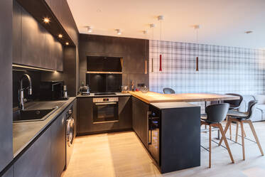 Apartamento de dos habitaciones con diseño personalizado junto al Auer Mühlbach