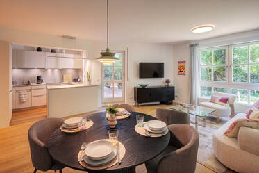 Una joya en el Gärtnerplatzviertel: piso de 2 habitaciones con jardín